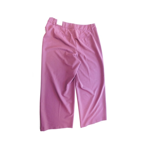 NWT Lane Bryant Perfect Drape High-Rise Wide Leg Pant - Size 18, Burgundy - Picture 6 of 10